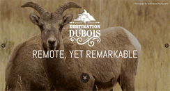 Desktop Screenshot of duboiswyoming.org